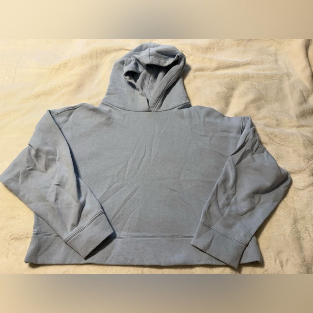 OLD NAVY Oversized Hoodie Light Blue Size Large Girls